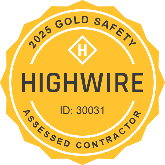 HIGHWIRE 2025 GOLD SAFETY ASSESSED CONTRACTOR